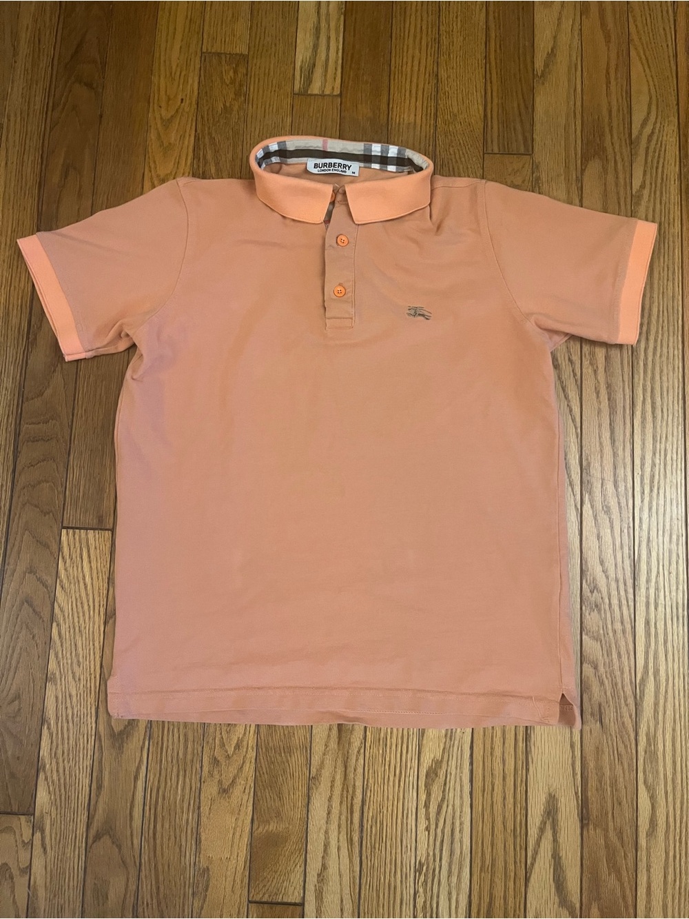 Burberry Peach Polo Shirt